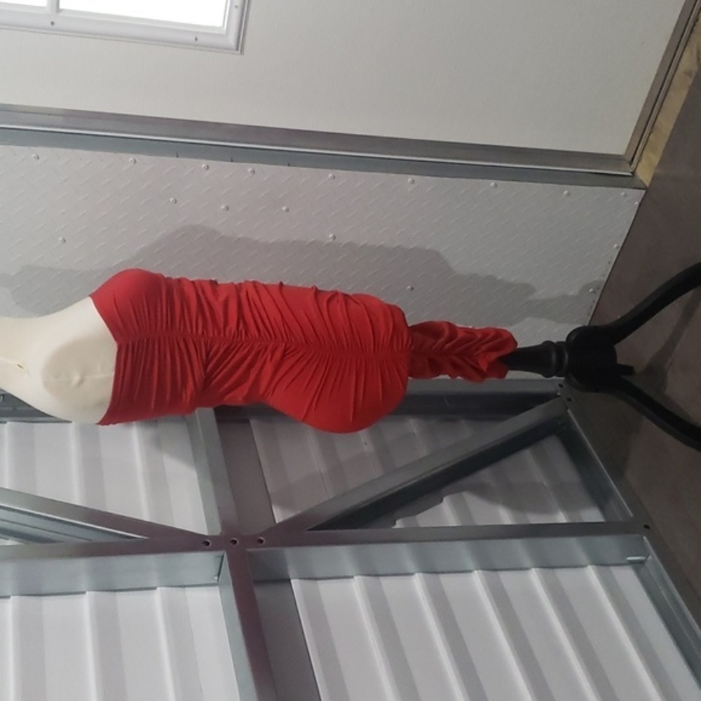 Cute red‎ dress strapless size small - Picture 5 of 7
